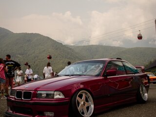 1993 BMW 3 серии 318i III (E36), розовый, 1200000 рублей, вид 5