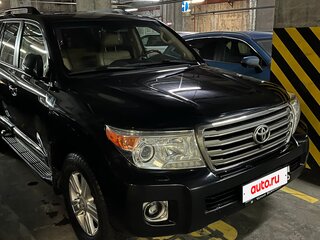 2013 Toyota Land Cruiser 200 Series Рестайлинг 1, чёрный, 3350000 рублей, вид 3