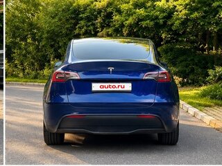 2022 Tesla Model Y Long Range Dual Motor I, синий, 4200000 рублей, вид 3