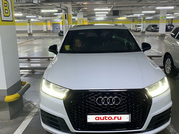 2015 Audi Q7 II (4M), белый, 3100000 рублей - вид 1