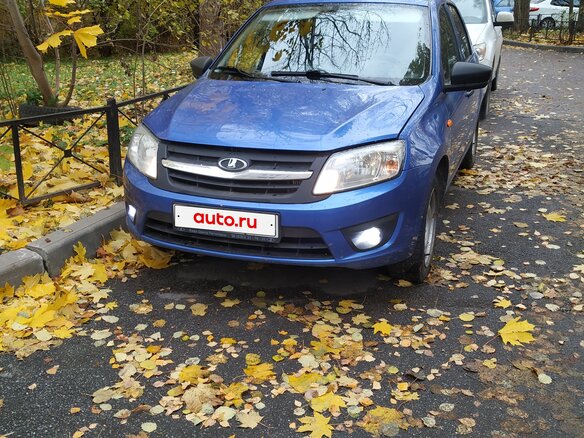 2015 Lada (ВАЗ) Granta I, синий, 625000 рублей