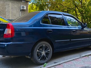 2007 Hyundai Accent ТагАЗ II, синий, 350000 рублей, вид 3