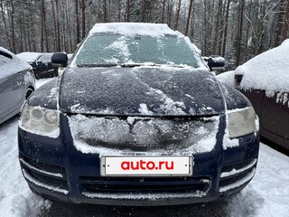 2004 Volkswagen Touareg I, синий, 410000 рублей, вид 3