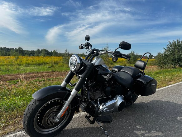 2010 Harley-Davidson Fat Boy, чёрный, 999000 рублей - вид 8