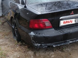 2000 Mitsubishi Galant VIII Рестайлинг, чёрный, 150000 рублей, вид 4