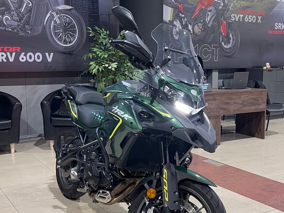 2023 Benelli TRK 502, зелёный, 420000 рублей - вид 4