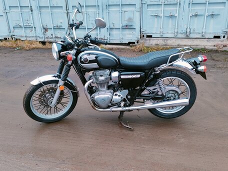 2013 Kawasaki W 800, чёрный, 499000 рублей, вид 2