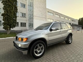 2001 BMW X5 3.0i I (E53), серебристый, 750000 рублей, вид 5
