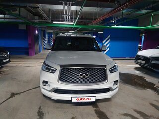 2020 Infiniti QX80 I Рестайлинг 3, белый, 4600000 рублей, вид 2