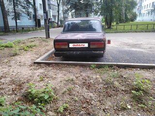 2006 Lada (ВАЗ) 2107, пурпурный, 65000 рублей, вид 3