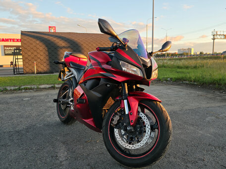 2009 Honda CBR 600RR, красный, 620000 рублей, вид 4