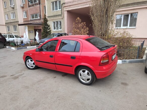 2000 Opel Astra G, красный, 215000 рублей - вид 7