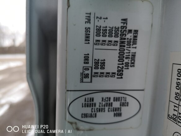 2008 Renault Mascott, белый, 1300000 рублей - вид 6