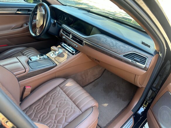 2020 Genesis G90 Limousine I Рестайлинг, чёрный, 6950000 рублей - вид 7