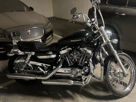 2009 Harley-Davidson XL1200, чёрный, 549000 рублей, вид 4