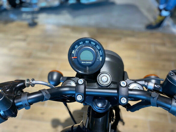 2025 Royal Enfield Hunter, синий - вид 11