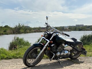 1996 Yamaha XVS400 Drag Star, зелёный, 400000 рублей, вид 2