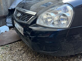 2009 Lada (ВАЗ) Priora I, чёрный, 300000 рублей, вид 1