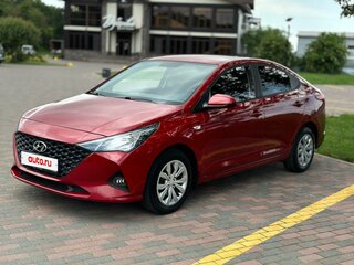 2020 Hyundai Solaris II Рестайлинг, красный, 1050000 рублей, вид 1