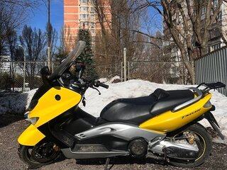 2001 Yamaha TMAX, жёлтый, 300000 рублей, вид 2