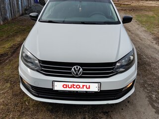 2019 Volkswagen Polo V Рестайлинг, белый, 840000 рублей, вид 1