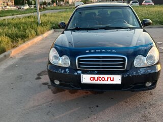 2007 Hyundai Sonata ТагАЗ IV (EF) Рестайлинг, чёрный, 460000 рублей, вид 2