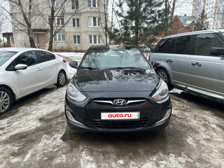 2011 Hyundai Solaris I, чёрный, 740000 рублей, вид 1