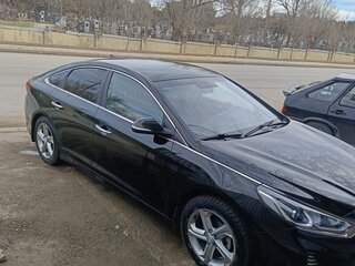 2019 Hyundai Sonata VII (LF) Рестайлинг, чёрный, 1320000 рублей, вид 1