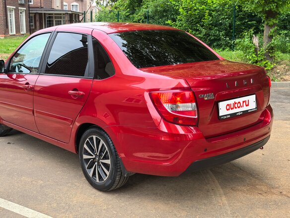 2022 Lada (ВАЗ) Granta I Рестайлинг, красный, 700000 рублей - вид 5