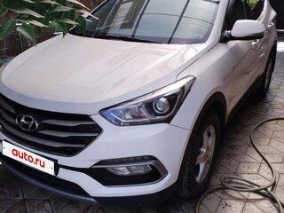 2017 Hyundai Santa Fe III Рестайлинг, белый, 2200000 рублей, вид 1