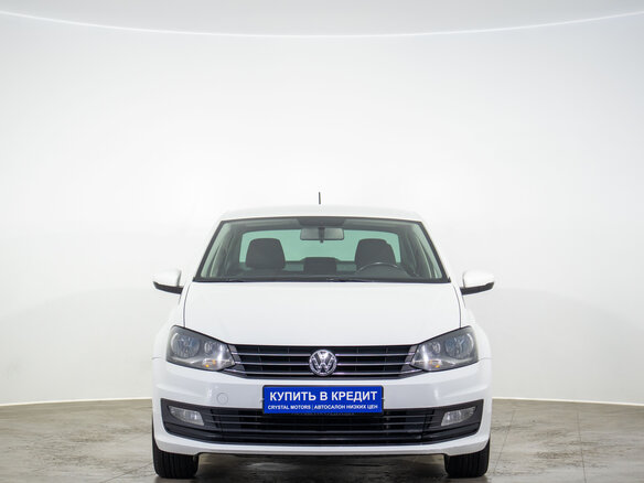 2018 Volkswagen Polo V Рестайлинг, белый - вид 1