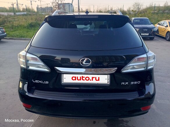 2009 Lexus RX 350 III, чёрный - вид 3