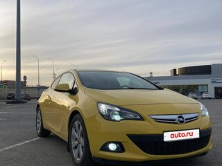 2012 Opel Astra GTC J Рестайлинг, жёлтый, 990000 рублей, вид 3