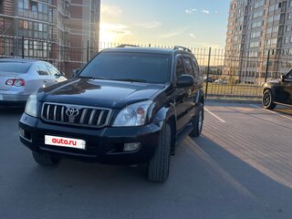 2009 Toyota Land Cruiser Prado 120 Series Рестайлинг, чёрный, 1800000 рублей, вид 1