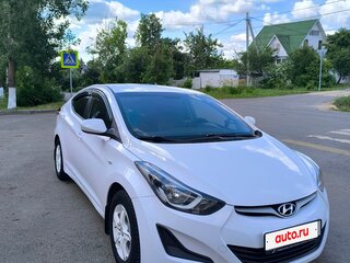 2014 Hyundai Elantra V (MD), белый, 1300000 рублей, вид 3