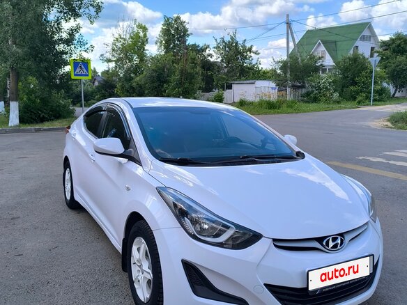 2014 Hyundai Elantra V (MD), белый, 1300000 рублей - вид 2