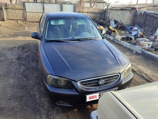 2005 Hyundai Accent ТагАЗ II, чёрный, 480000 рублей, вид 1