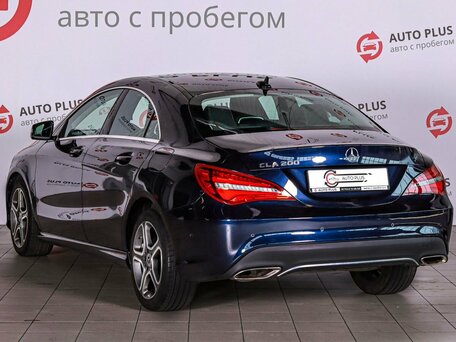 2017 Mercedes-Benz CLA 200 I (C117, X117) Рестайлинг, синий, 1870000 рублей, вид 2