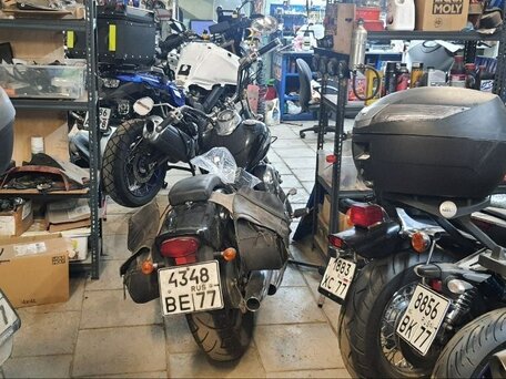 1998 Yamaha XVS400 Drag Star, чёрный, 307000 рублей, вид 5