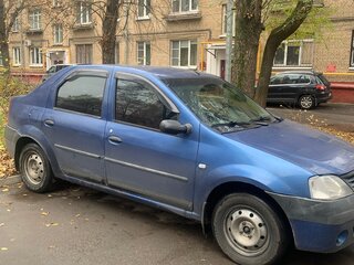 2006 Renault Logan I, синий, 370000 рублей, вид 2