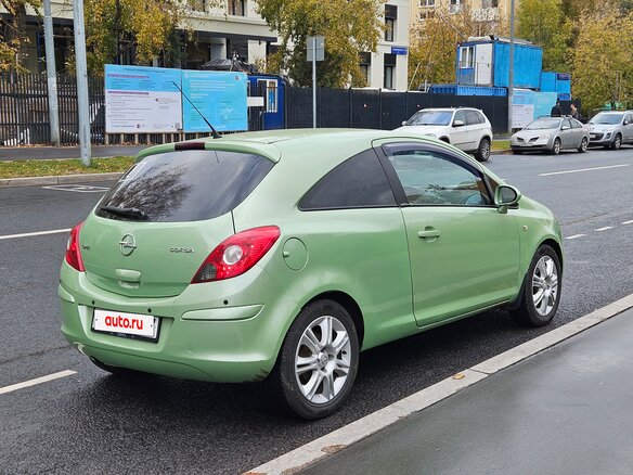 2008 Opel Corsa D, зелёный, 399000 рублей - вид 1