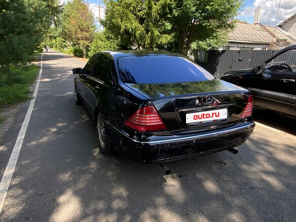 2001 Mercedes-Benz S-Класс 320 Long IV (W220), чёрный - вид 4