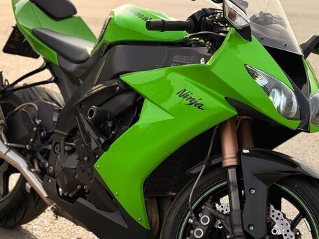 2008 Kawasaki ZX-10R Ninja, зелёный, 685000 рублей, вид 2