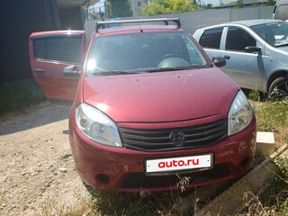 2011 Renault Sandero I, красный, 490000 рублей, вид 1