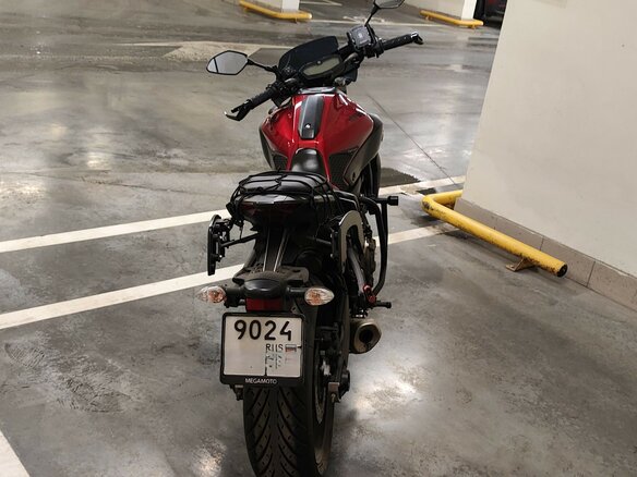 2016 Yamaha MT-07 (FZ-07), красный - вид 3