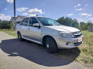 2013 Lada (ВАЗ) Granta I, серебристый, 330000 рублей, вид 1