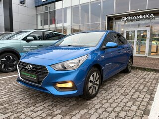 2017 Hyundai Solaris II, синий, 1099000 рублей, вид 1