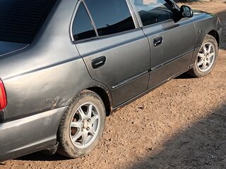 2005 Hyundai Accent ТагАЗ II, серый, 260000 рублей, вид 2