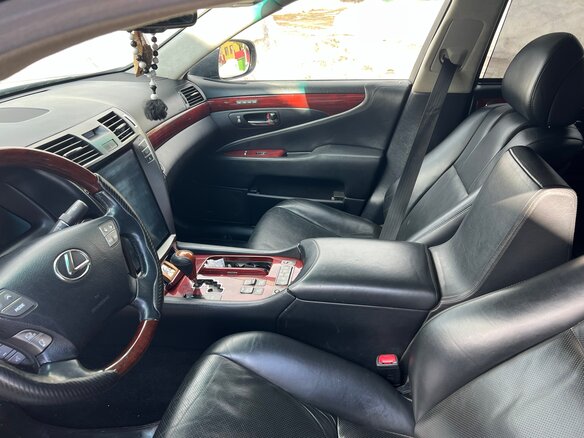2012 Lexus LS 460 IV Рестайлинг, чёрный, 1700000 рублей - вид 5