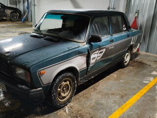 2002 Lada (ВАЗ) 2107, синий, 140000 рублей, вид 1